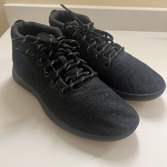 Allbirds Men’s Mizzle Wool Runner Water Repellent Sneaker Natural Black Khaki 11 - Picture 3 of 12